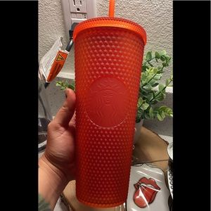 Red Studded Starbucks Tumbler